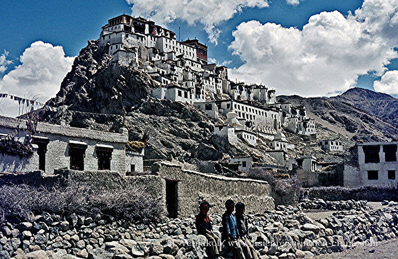 Indien, Ladakh im Himalaja, die Klosterstadt Thikse