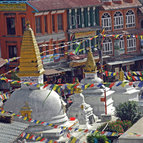 Buddhistische Heiligtümer in Asien: Nepal - die alles sehenden Augen