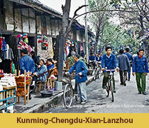 Kunming Chengdu Xian Lanzhou
