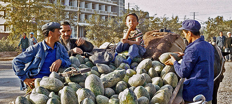 Turfan an der Seidenstraße, Melonenverkäufer