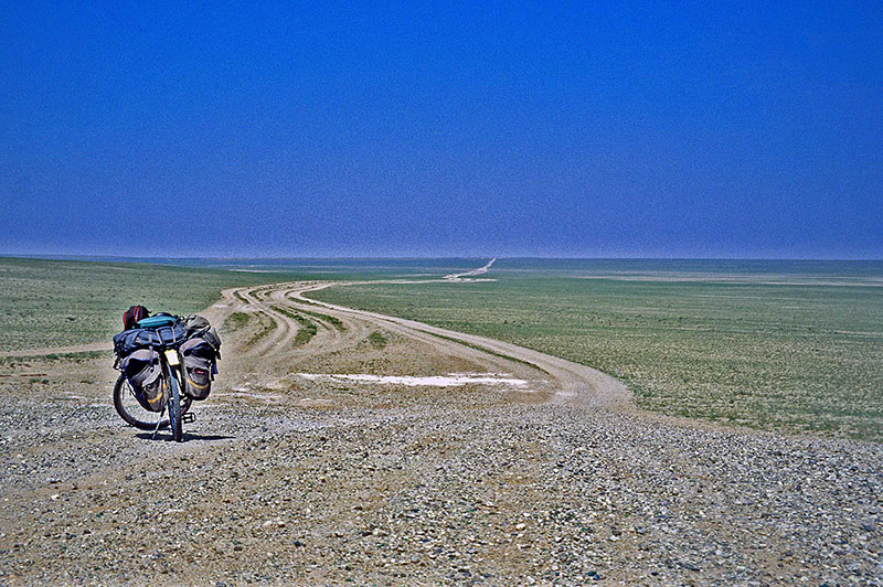 Mongolei, mit dem Fahrrad durch die Wüste Gobi